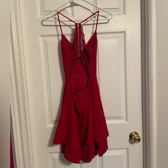 Red eclipse mini dress - Picture 4 of 8